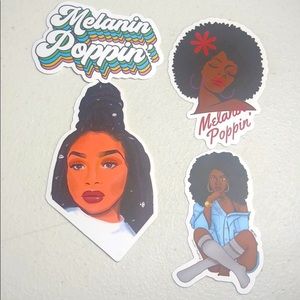 Melanin Sticker Set